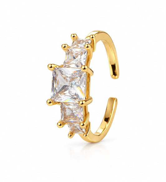 Ridha 18K Gold Plated Women's Ring