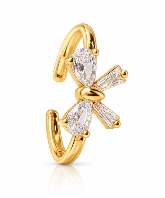 Ruchi 18K Gold Plated Women's Ring