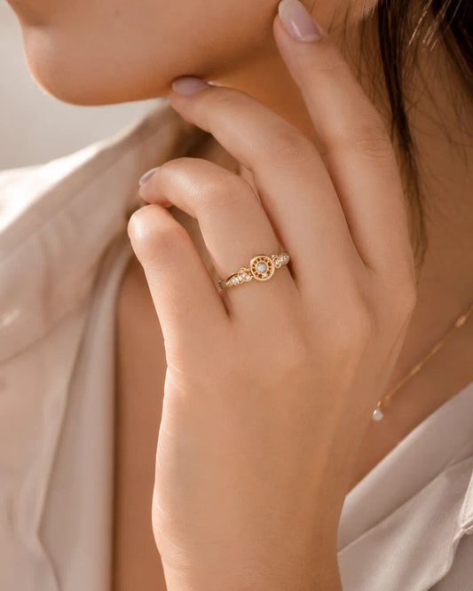 Hibis Adjustable Ring
