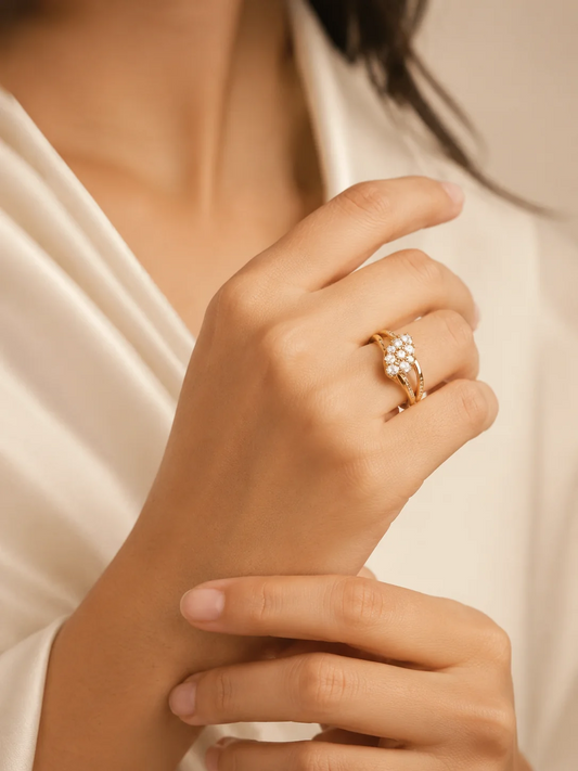 Lavender Adjustable Ring