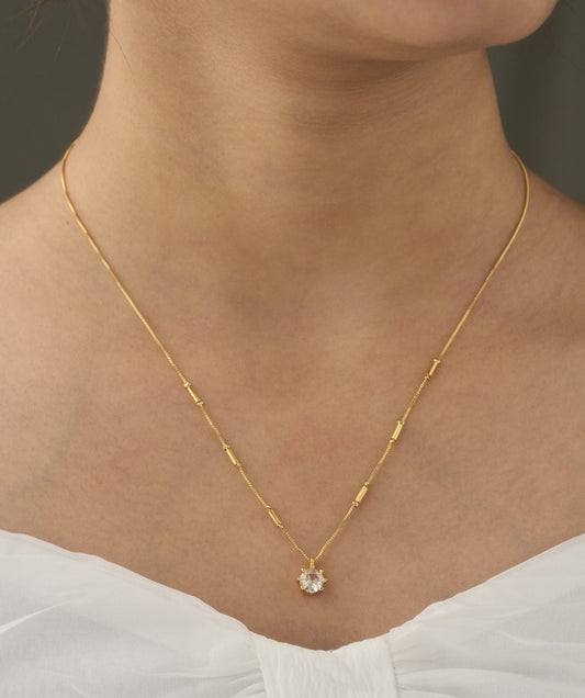 Gold Elegant Designer Traditional Brass necklace For Women