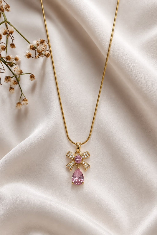Pink Drop Nacklace
