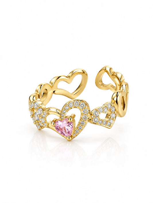Riya 18K Gold Plated Women's Ring